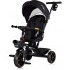 Chipolino Tricycle Max Sport 2 v 1 držiak na pohár otočné sedadlo košík s čiernym vzorom