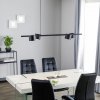 ALDEX Závesná lampa 1047, štvor-plameňová, čierna - 1047L