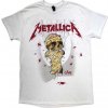 Metallica Tričko One Landmine Unisex White XL
