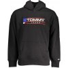 Tommy Hilfiger pánska mikina bez zipsu čierna