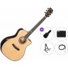 Cort GA-PF Bevel Premium SET Natural Elektroakustická gitara Jumbo