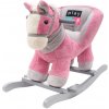 Hojdacia hračka s melódiou PlayTo rúžový koník Farba: Ružová