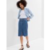 GAP Denim Midi Skirt - Women modrá 30 GAP 1200133399388