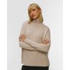 Kujten Ulla Dámsky Kašmírový Sveter S Rolákom Béžový