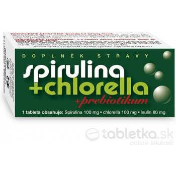 Naturvita Spirulina+Chlorella+inulín tabliet 90 ks