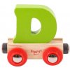 Bigjigs Rail Wagon Drevená vláčiková dráha - písmeno D