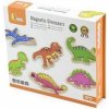 Viga Drevené magnety 20 ks - dinosaury