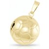 Zlatý prívesok futbalová lopta ø15mm