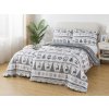 XPOSE® Predĺžené flanelové obliečky CHRISTMAS TIME DUO 140x220 cm, 70x90 cm, Flanel + Predĺžená možnosť vrátenia tovaru do 50 dní