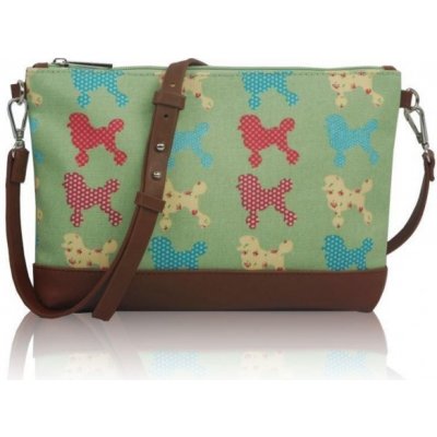 Kabelka Small crossbody Poodle zelená