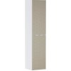 Hansgrohe Xevolos E - Vysoká skrinka 40x176x36 cm, 2 dvierka, pánty vľavo, matná biela/bronz 54218390