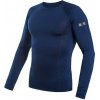 SENSOR Merino Active pánske tričko dl.rukáv Deep Blue - XXL