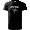 Kapitán kormidlo - Tričko extra veľké (5-8XL) - 5XL ( Čierna )