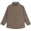 Mikk-Line detská fleece mikina 12003 Melange Denver Velikost: 92 BAVLNENÝ FLEECE