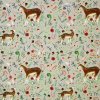 Bavlnený popelín so srnkami 1 m