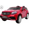 Elektrické autíčko Mercedes Benz AMG GLS 63, 4x4, Červená, EVA kolesá, vstup USB, AUX, MP3, SD, rádio FM, DO 2.4 GHz, Kožené sedadlo, Originál licencia, lakovaná karoséria