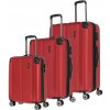 Cestovné kufre set 3ks Travelite City S, M, L 231 L červená