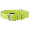 Collar Glamour kožený obojok Lime XS