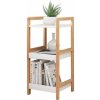 Knihovňa bambusová polica MODERNHOME