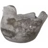 Clayre & Eef Dekorácia cementový antik kvetináč vtáčik - 18*12*13 cm - Clayre & Eef
