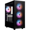 BitFenix skříň Grafi / ATX / 4x 120 mms FRGB fan / 2x USB 3.0 / USB 2.0 / tvrzené sklo / černá BFC-GRM-KKGSK-4F