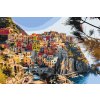 Vymalujsisam.sk Maľovanie podľa čísiel - Cinque Terre Veľkosť: 40x60cm, Rám: Bez rámu, iba zrolované plátno