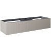 Elita Soho Slim skrinka 160x45.3x31.8 cm závesná kúpeľňová skrinka pod umývadlo béžová RE081604047020