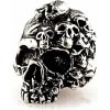 SCHMUCKATELLI Mind Skull Bead Pewter