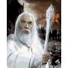 ZUTY Maľovanie podľa čísel - GANDALF PORTRÉT (PÁN PRSTENOV) Rámovanie: bez rámu a bez vypnutia plátna, Rozmer: 40x50 cm