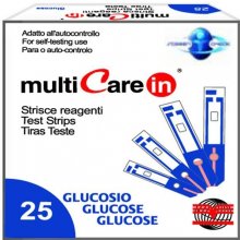 MultiCare IN glukozové prúžky 25 ks