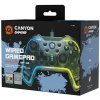 Canyon GP-02, Brighter drôtový gamepad 4 v 1 pre Win PC, Nintendo Switch*, Android Media Box, Android TV, PS3 CND-GP02