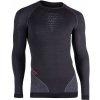 UYN Cyklistické tričko s dlhým rukávom - FUSYON MERINO - čierna 2XL