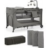 Kinderkraft Postieľka cestovná Joy 2 s doplnkami Dark grey