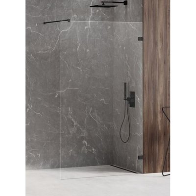 New Trendy EXK-1629 AVEXA BLACK walk - in sprchový kút 120 cm, 6 mm sklo 120 cm čierna