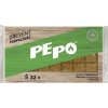 PE-PO drevený podpaľovač, 32 podpaľov, krabička