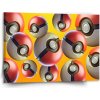 Sablio Obraz Pokemon ball Pattern - 150x110 cm