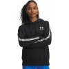 Dámska mikina cez hlavu Under Armour ICON FLEECE TAPED HOODIE W čierna 6003708-004 - L