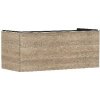 Hansgrohe Xelu Q - Umývadlová skrinka, 50x118x55 cm, 1 zásuvka, prírodný dub/chróm 54064000