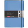 herlitz my.book flex, poznámkový zošit, A4, 2 x 40 listov - linajkový - Color Blocking - modrý