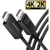 AXAGON RVD-HI20C2, DisplayPort -> HDMI 2.0b redukcia / kábel 1.8m, 4K/ 60Hz RVD-HI20C2