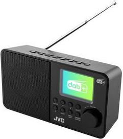 JVC RA-E611B-DAB čierny