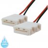Spojka nepájivá pre LED pásik 5050, 5630 30,60LED/m 10mm s vodičom, vodeodolný IP68