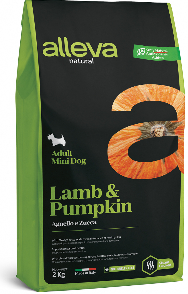 Alleva Natural Adult Mini Lamb and Pumpkin 2 kg