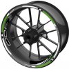 SEFIS sada farebných prúžkov EASY na kolesa Kawasaki Z400 zelená