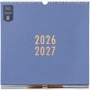 Busy B Nástěnný kalendář s perem Weekly Blue 2026/27
