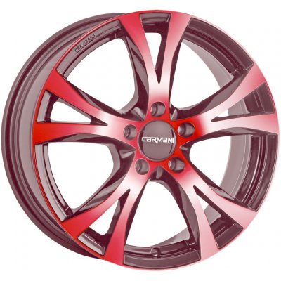 CARMANI 09 6.5x15 5x100 ET38 red polished