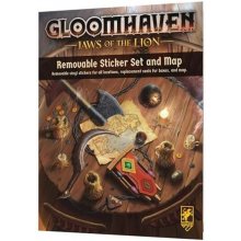 Cephalofair Games Gloomhaven Jaws of the Lion Removable Sticker Set & Map EN