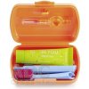 CURAPROX Travel set oranžový (1x zubná kefka, 2x medzizubná kefka CPS, 1x zubná pasta 10 ml) 1x1 set