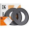 K&F Concept K&F Step Up Filter Ring 52-82mm*2pcs,+Vacuum Cleaning Cloth*1