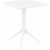 Design-Shop Skladací stôl Sky square biela